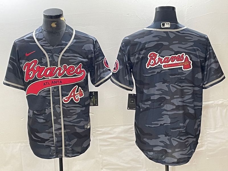 Men Atlanta Braves Blank Camo Jointly 2024 Nike MLB Jersey style 6->atlanta braves->MLB Jersey